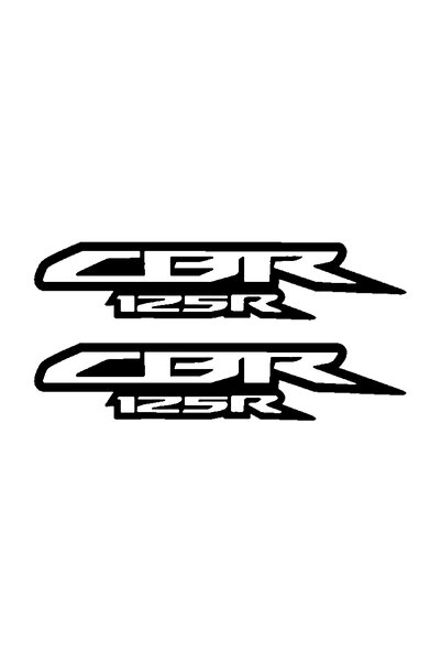 pınaxar Cbr 125R Text Motorcycle Sticker 2 Pieces 15 X 5 cm