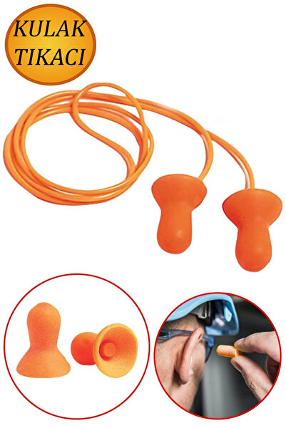 NUBLADO Kulak Tıkacı 26 Db Yıkanabilir İpli Tıkaç Gürültü Ses Önleyici Yüzme ...