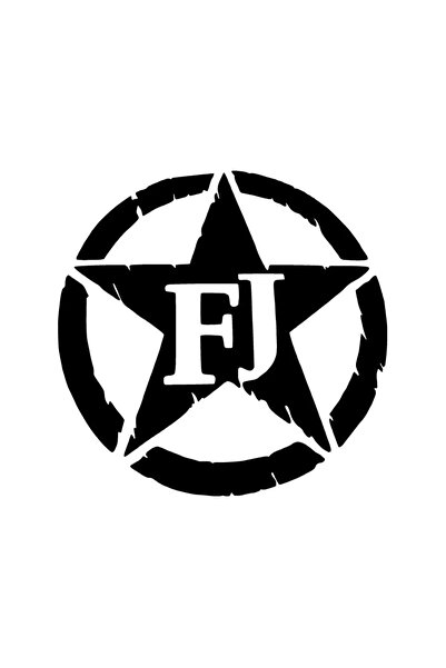 Generic Brand Fj Army Star Wall Decor Quality Quality Sticker 40 X 40 cm