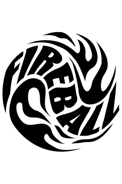 Generic Brand Fire Ball Sticker 30 X 30 cm