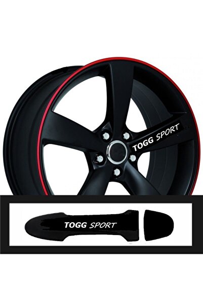 rez Door Handle / Rim Sticker Set Compatible for Togg Models 10 Pieces 10 X 1...