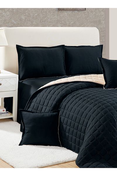 Generic Compressed  two-sided Comforter Set Duble Size Tow color, 6 Pieces, King Size