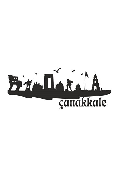 Generic Brand Çanakkale Silhouette Sticker 30 X 9 cm