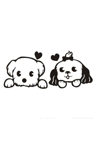 Generic Brand Dog Sticker 10 X 4 cm