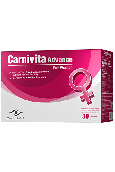 EVAPHARMA Carnivita Advance for Women - 30 Sachets