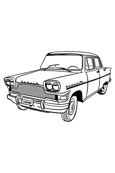 pınaxar Classic Cars 7 Sticker 15 X 10 cm