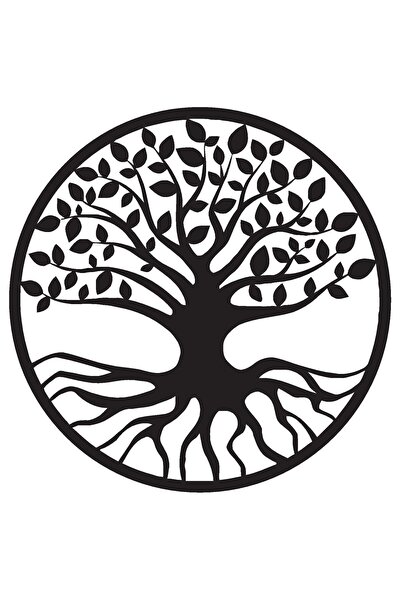 Generic Brand Tree and Roots Wall Model 99 Decor Sticker 40 X 40 cm Strength