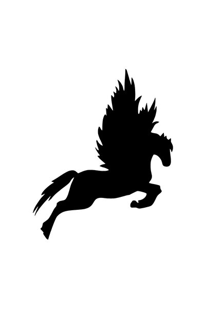Generic Brand Flying Pegasus Wall Decor Quality Quality Sticker 40 X 48 cm