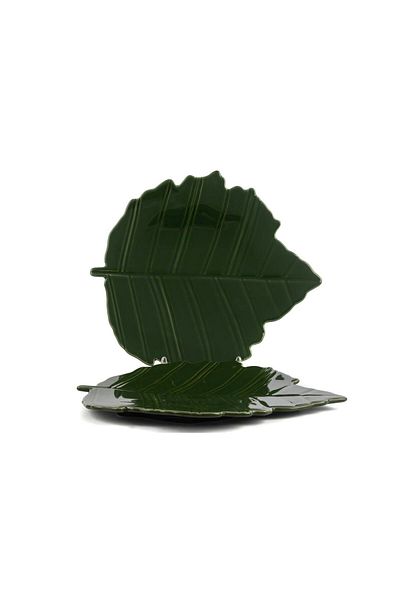 Mikasa Moor Leaf Green 2-Piece Plate 28X25Cm