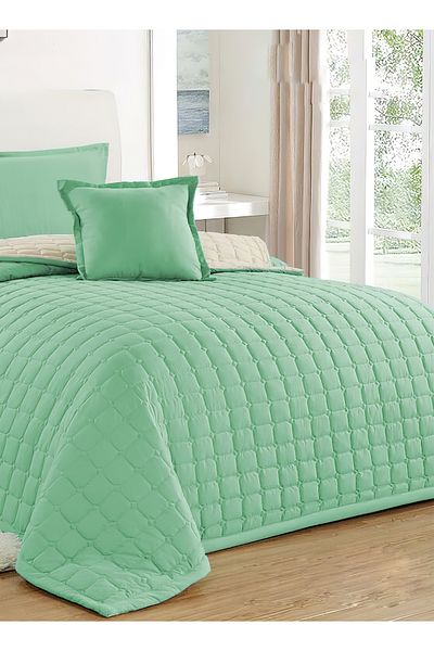 Generic Compressed two-sided Comforter Set Twin Size Tow color, 4 Pieces, Single Size