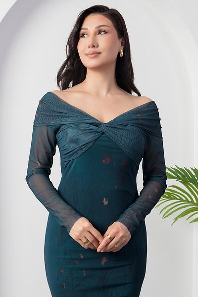 PULLIMM Φόρεμα από τούλι με γιακά Madonna GRS3683