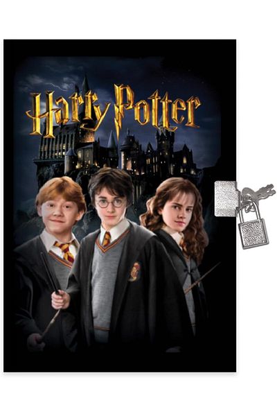 STOREMAX Memory Book with Leaves with Lock 14X20 80 Harry Potter Color New