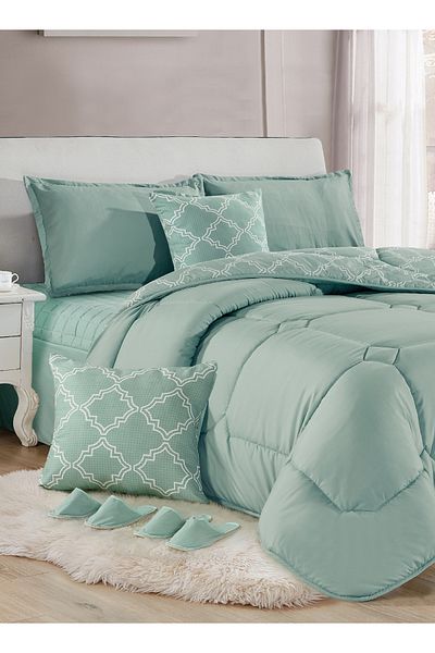 Generic Comforter Set King Size 10 Pieces Comforter Set Twin Unisex Bedding Set