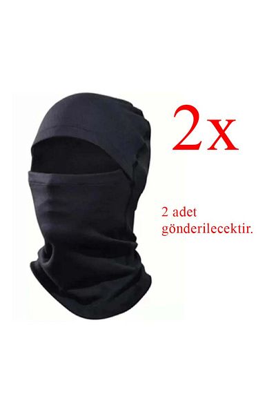 Oskar 2Pcs Balaclava Mask Windproof Thermal Fabric Standard Size Cold Resistant