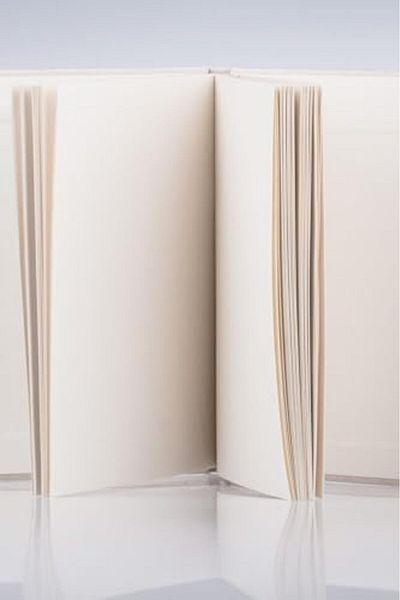 STOREMAX Mu-Artshop Gift for Yoga Trainer 100 Sheets (200 Pages) Unlined Canvas Notebook - Notepad Tnca