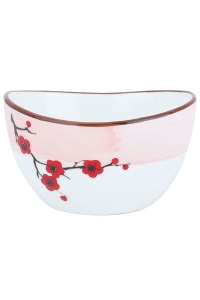 Alsaif Gallery Al Saif Gallery Porcelain Bowl, 4.15 inches, round - white
