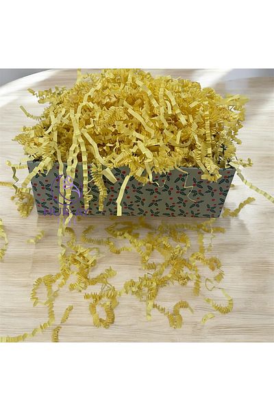 HUR-AY PACK 100 g Yellow Zigzag Cropped Pelur - Ornamental Filling Paper