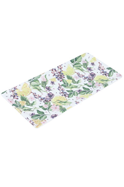 Alsaif Gallery Saif Gallery Porcelain Serving Platter, 36 x 16 x 2.7 - Multic...