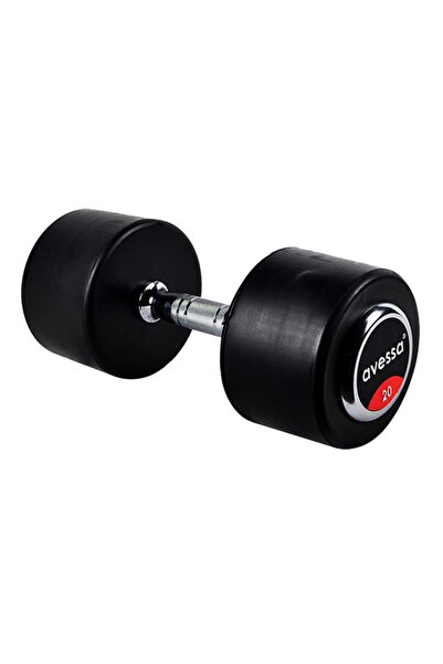 AVESSA 20 Kg Olimpik Dambıl Kauçuk Kaplı Salon Tipi