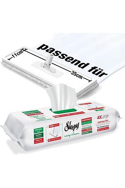 STOREMAX Ntwork Easy Clean White Soap Added Mopa Compatible Floor Cleaning Towel 50 Sheets Art 1087243