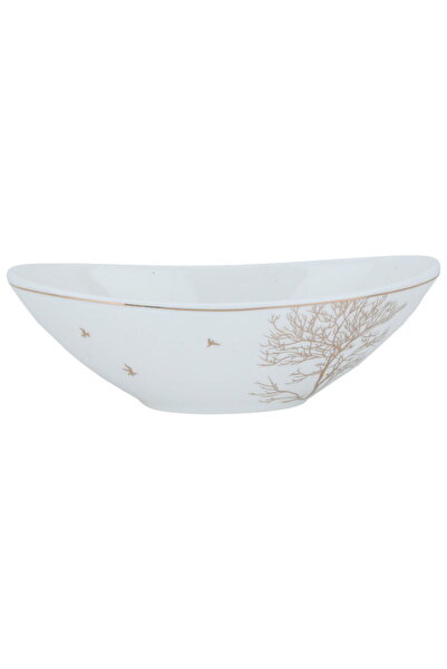 Alsaif Gallery Saif Gallery Porcelain Dessert Plate Set, 6 Pieces - White