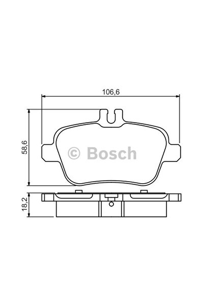 Bosch Fren Balatası Arka X156 13> W176 12>18 W246 11>18 C117 13>19 R172 11> Uyumlu