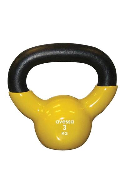 AVESSA 3 Kg Kettlebell Çaydanlık Dambıl