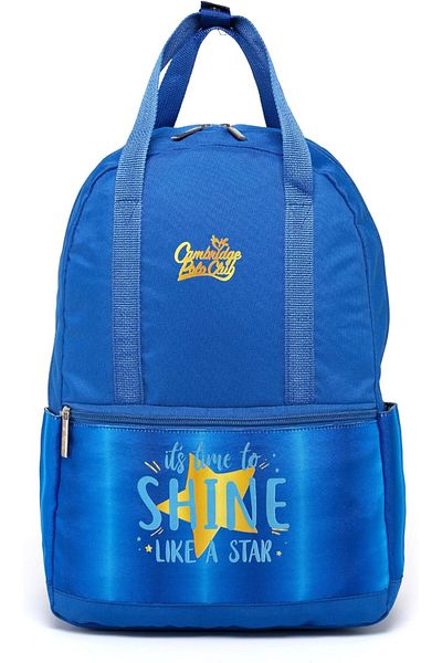 STOREMAX Ntwork Polo Club Like a Star Primary School Bag for Girls with Front Compartment Blue Art 1087243