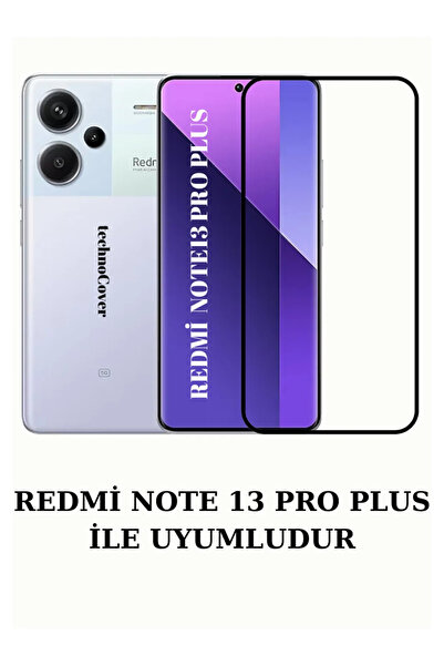 Techno Redmi Note 13 Pro Plus Ekran Koruyucu Kavisli 6D Temperli Cam