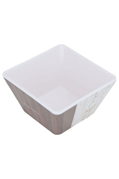 Alsaif Gallery Al Saif Gallery Plastic Bowl, 13X13X8 Cm - Beige