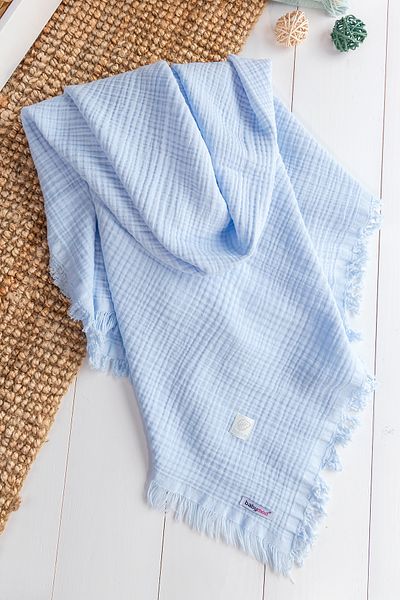 Babymod 100% Cotton Natural Four Layer Muslin Baby Blanket