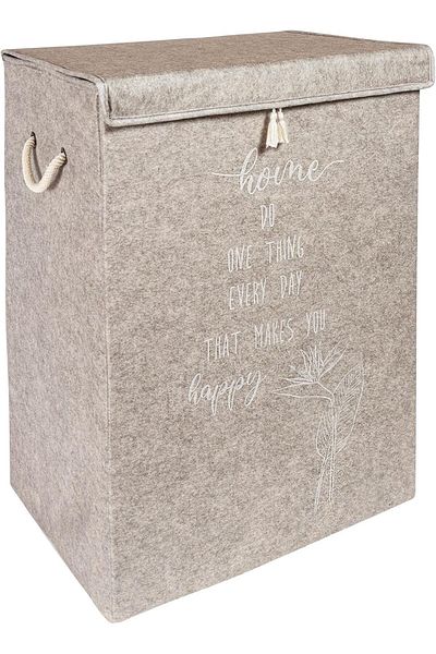 STOREMAX Lvnmblya Laundry Basket Dirty Laundry Bag Laundry Basket with Felt Cover Multi-Purpose K