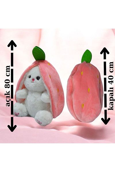 Dolly Strawberry Rabbit Sweetheart Special Design Large Size(Outdoor 80cm Off Door 40cm)