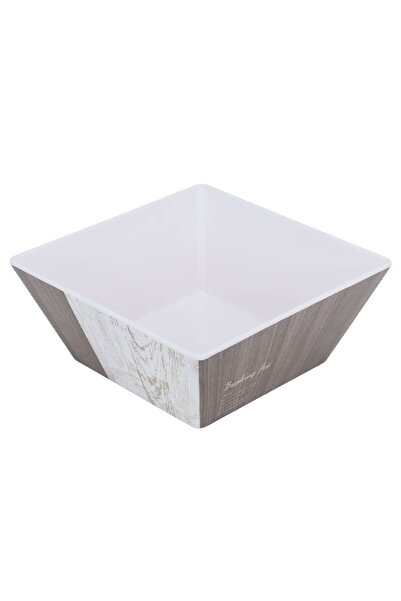 Alsaif Gallery Al Saif Gallery Porcelain Salad Bowl, Pattern - White