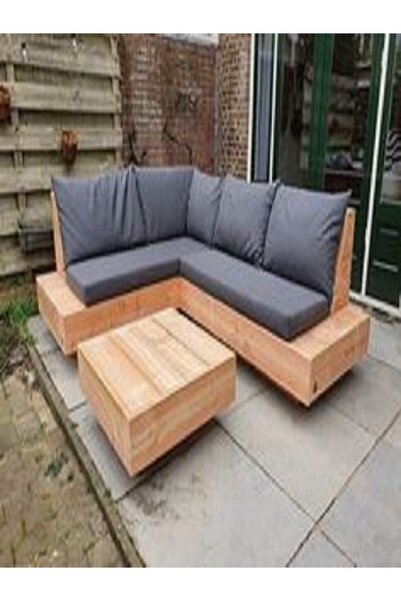 ömür konsept ahşap Balkon Teras Köse Takımı