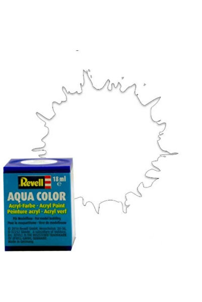 NW NessiWorld نيسي وورلد أكوا كولور كلير - طلاء مطفي - 18 مل