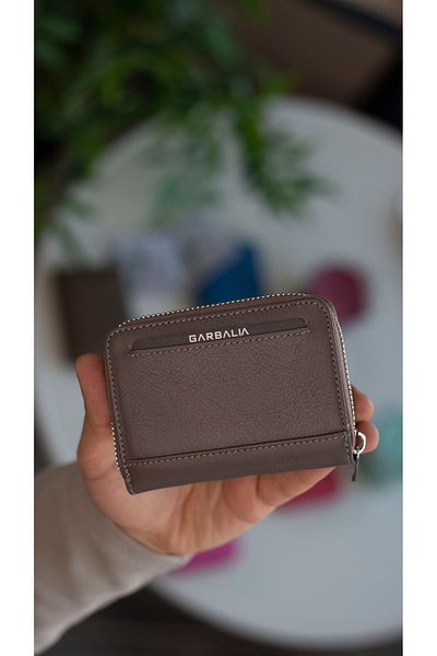 Garbalia Унисекс портфейл от норка с джоб за монети от естествена кожа Sydney с цип