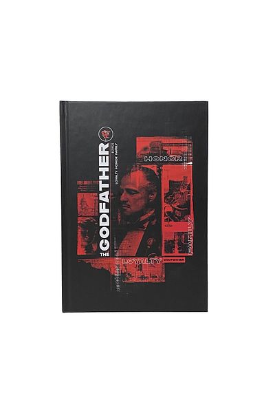 Space License دفتر ملاحظات مخطط بغطاء صلب من The Godfather Loyalty Honor