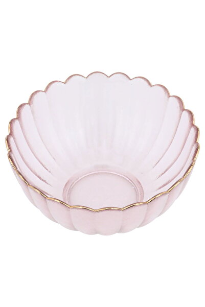 Alsaif Gallery Al Saif Gallery glass bowl, 15.5 x 8 cm - pink