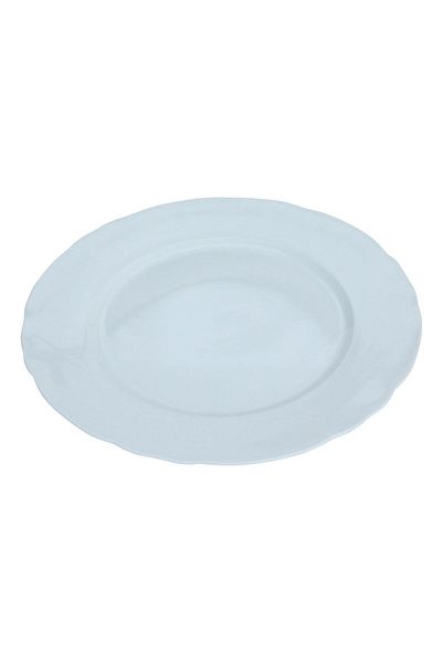 Alsaif Gallery Al Saif Gallery porcelain serving plate, 12 inches, round - white