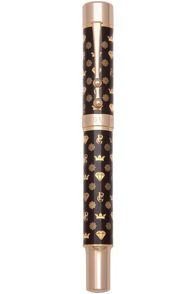 STOREMAX Ntwork Geneve Suisse - Luxury Monogram Special Edition Ballpoint and Fountain Pen with Gold Trim Tip