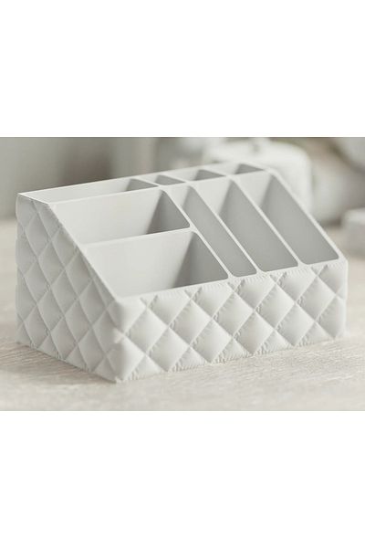 Goplast Premium Μοντέρνος φουσκωτός οργανωτής μακιγιάζ, διακοσμητικός οργανωτής μακιγιάζ, οργανωτής,