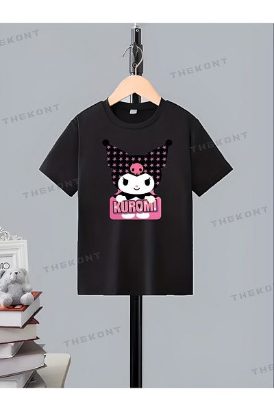 THEKONT Tricou pentru copii cu imprimeu Kuromi1