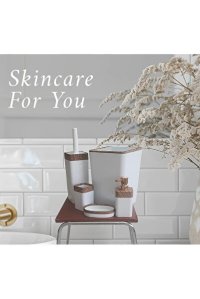 Cetiner Group lüx banyo seti 5 parça  sert plastik