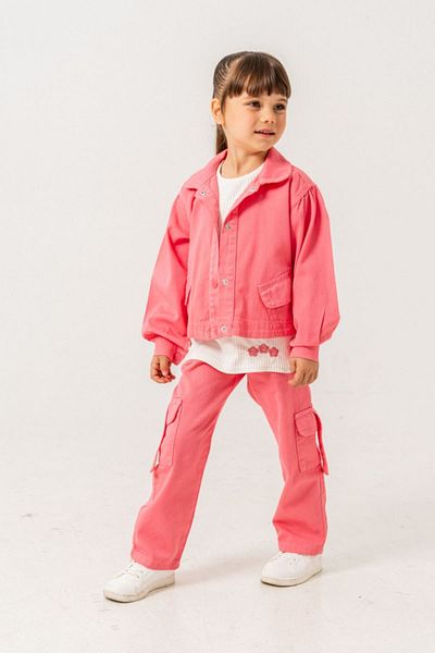 HAUSEkids 6-9 Years Old Sa Calobra Girl's 3-Piece Set - Fuchsia