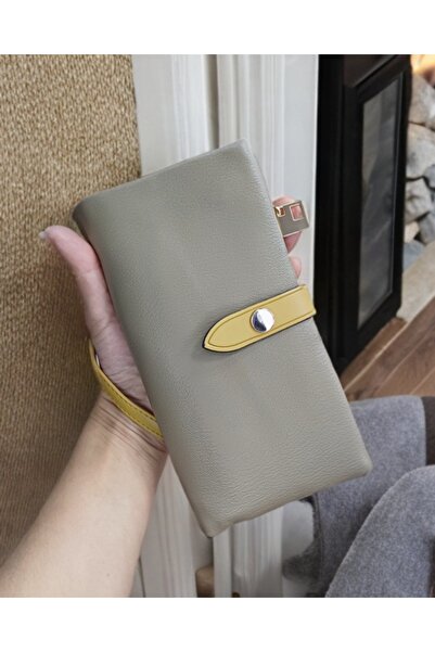 KY Women's Large Size Wallet - Mink Soft Leather Card Holder