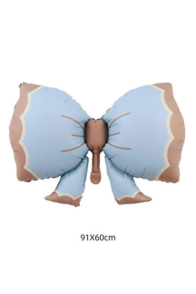 aşkın concept Retro Fiyonk Pastel Folyo Balon Büyük Boy 90-61 Cm