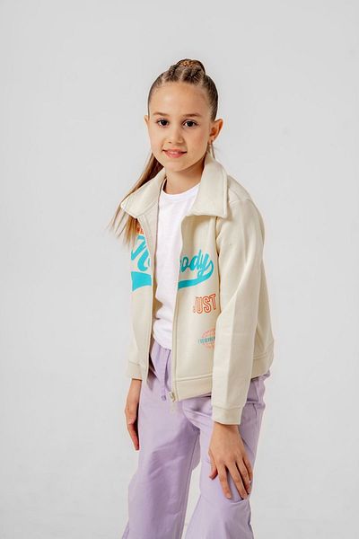 HAUSEkids Ζακέτα/Παλτό για κορίτσια 5-9 ετών Mussness Happy Colors - Κρέμα