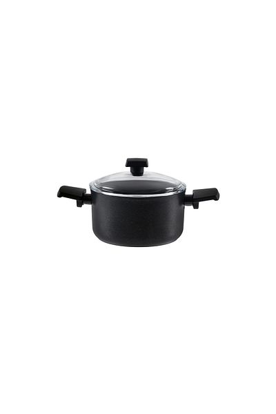 Madame Coco Titanium Professional Deep Pot - Black - 18 cm