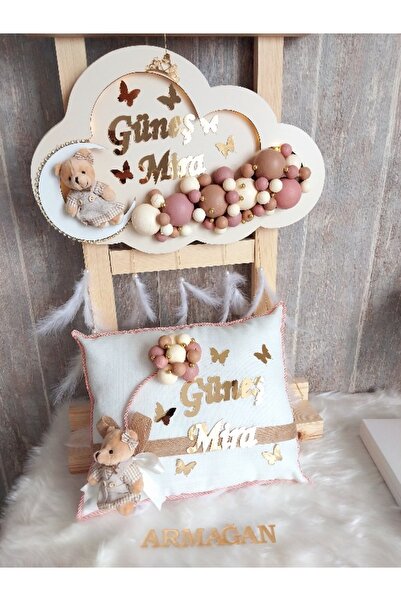 ARMAGAN BEBEK NİKAH ŞEKERİ Bebek Bubble Kapı Süsü,Takı Yastığı